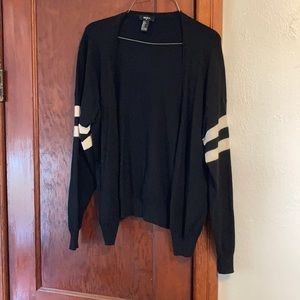 🌻 Varsity style black cardigan